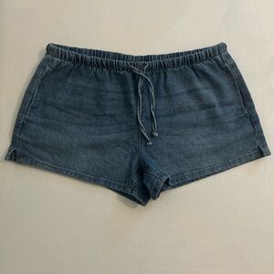 Vanilla Star Dark Blue Jean Shorts